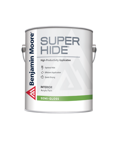 Benjamin Moore SuperHide Semi-Gloss Interior Paint, available at Cincinnati Colors.