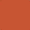 Benjamin Moore's paint color 2170-10 Fireball Orange from Cincinnati Color Company.