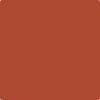 Benjamin Moore's paint color 2171-10 Navajo Red from Cincinnati Color Company.