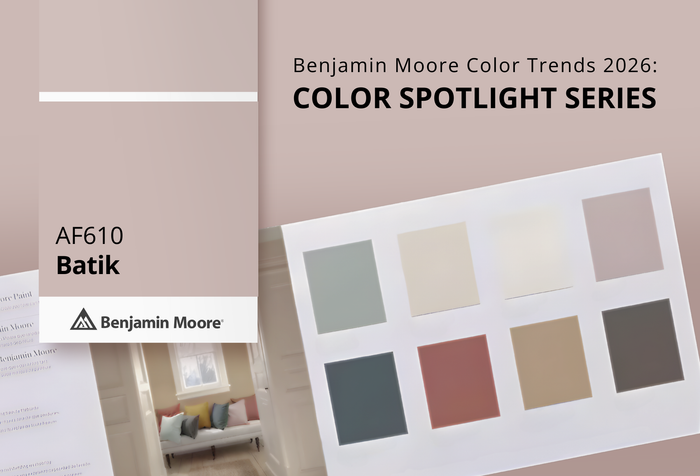 Batik AF‑610 | Benjamin Moore Color Trends 2026 | Cincinnati Color Company