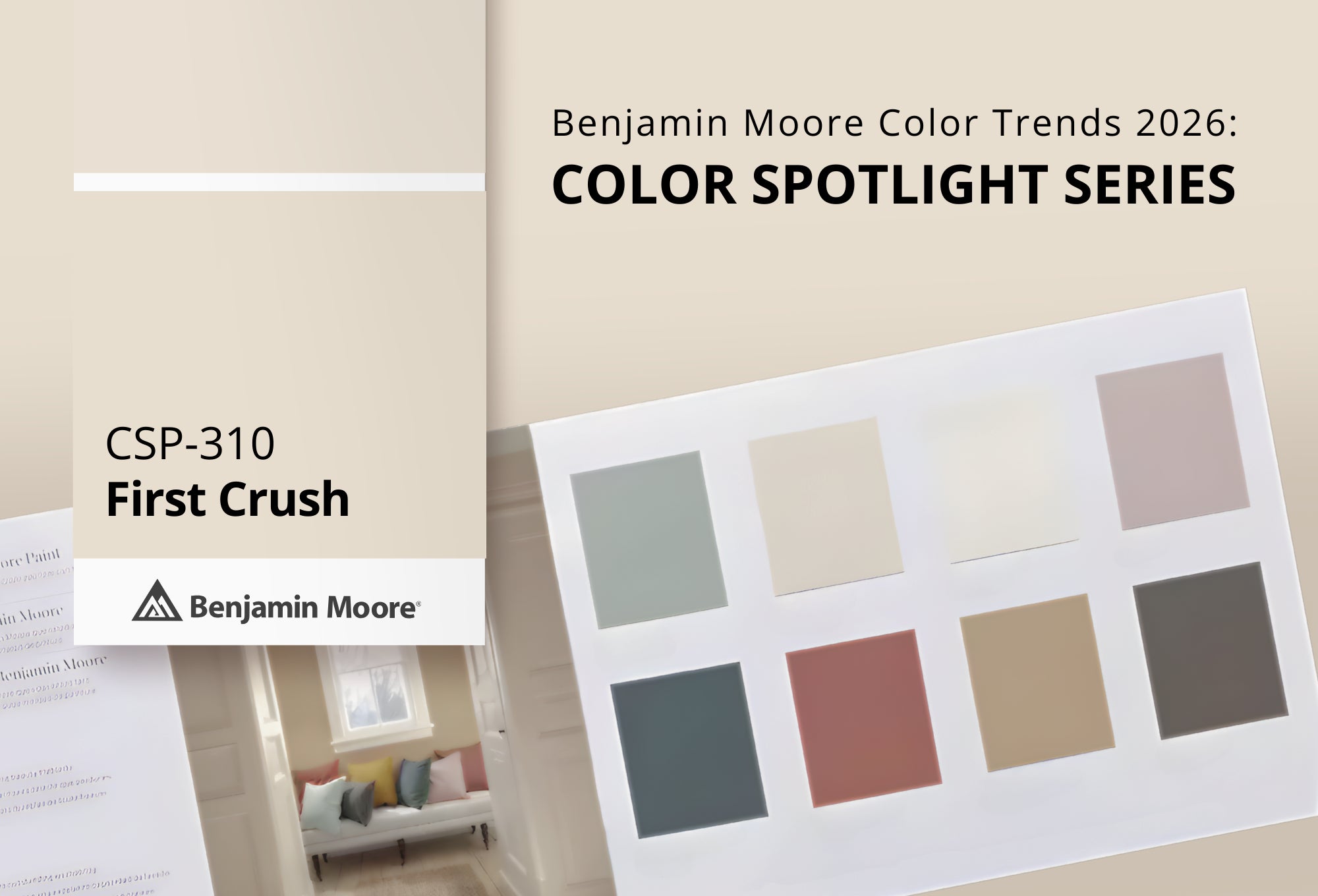 First Crush CSP‑310 | Benjamin Moore Color Trends 2026 | Cincinnati Color Company