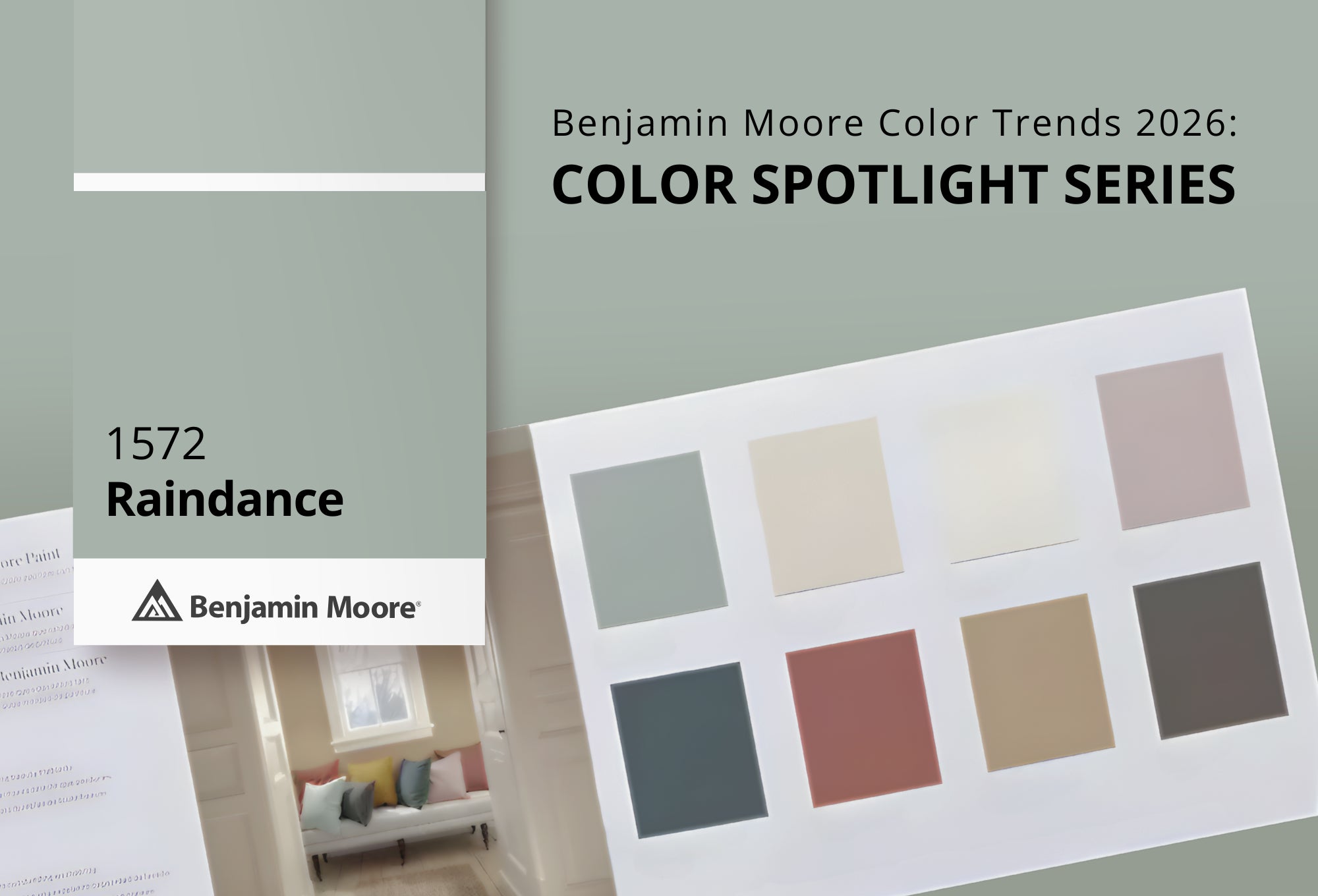 Raindance 1572 | Benjamin Moore Color Trends 2026 | Cincinnati Color Company