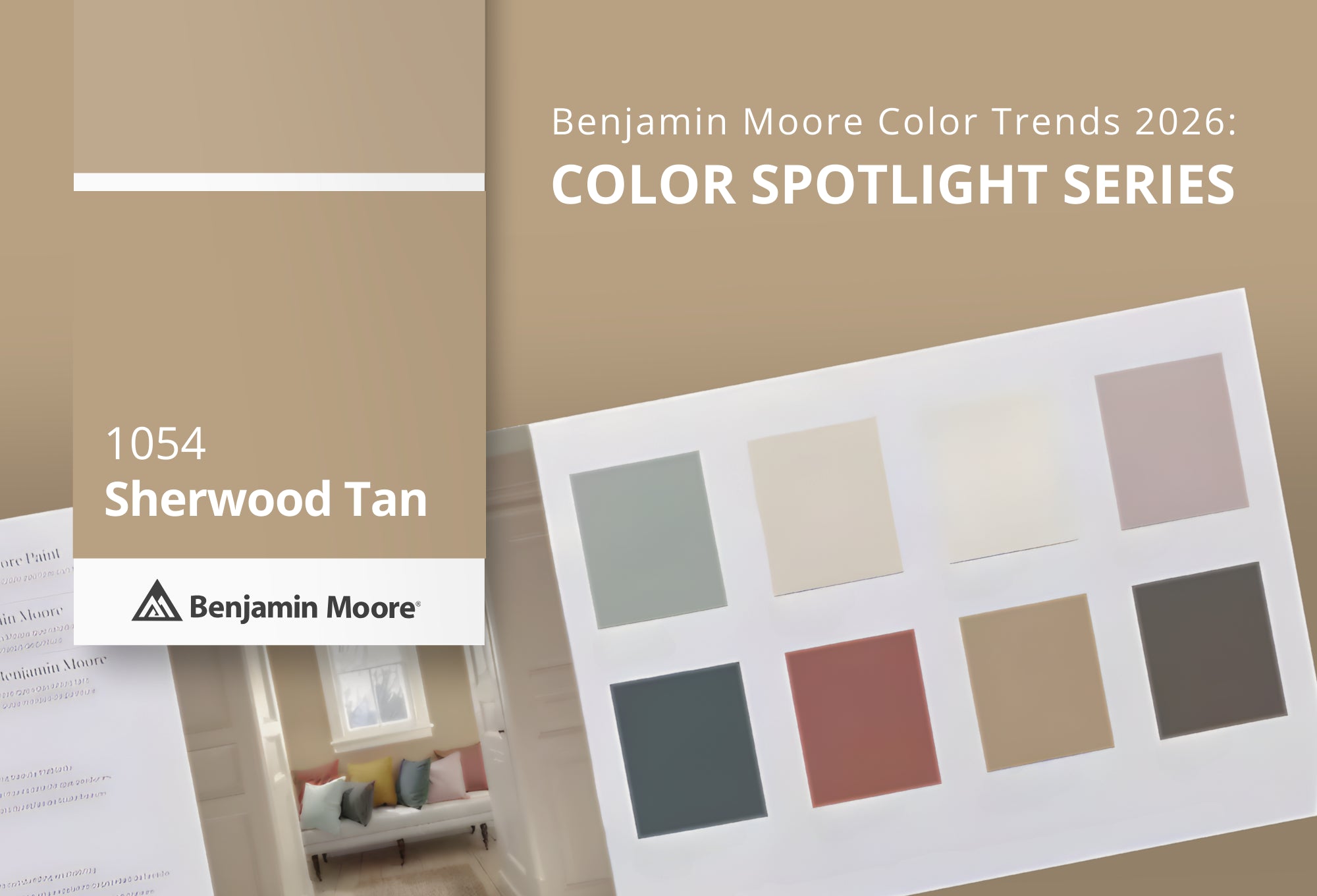 Sherwood Tan 1054: Benjamin Moore Color Trends 2026 | Cincinnati Color Company