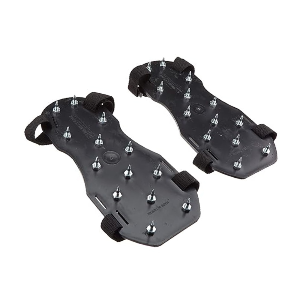 Spiked bottom of Spiked Shoes for epoxy flooring installation available at Cincinnati Color Paint & Coatings in Ohio.