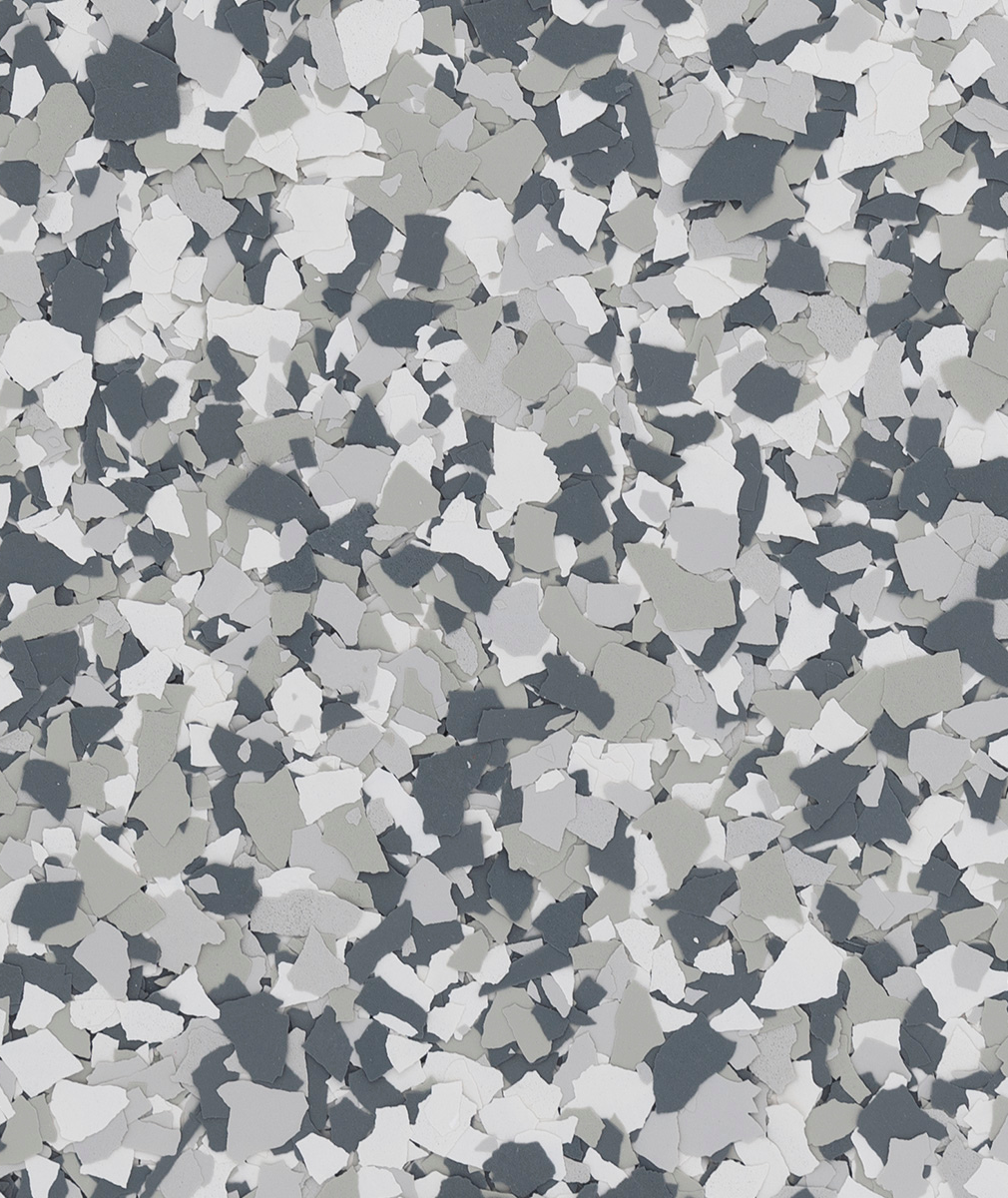 Gravel Chip Flake 1/4" for Epoxy Flooring. Available at Cincinnati Color Paint & Coatings in Cincinnati Ohio.