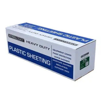 20' x 200' 2 Mil Clear Plastic Sheeting