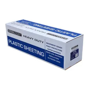 20' x 100' 4 Mil Clear Plastic Sheeting