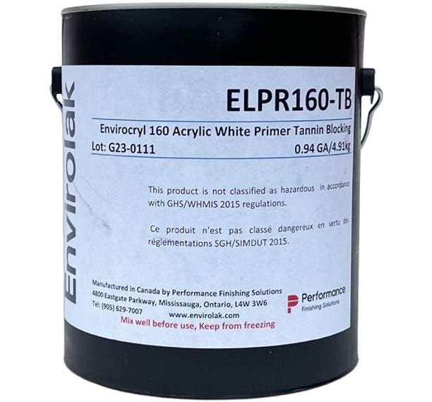 Envirocryl 160-TB Tannin Blocking White Primer