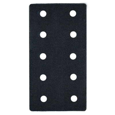 SurfPrep 3×7 inch 10-hole Pad Saver for rectangular sanders, compatible with Hook & Loop abrasives and flat sanding applications.