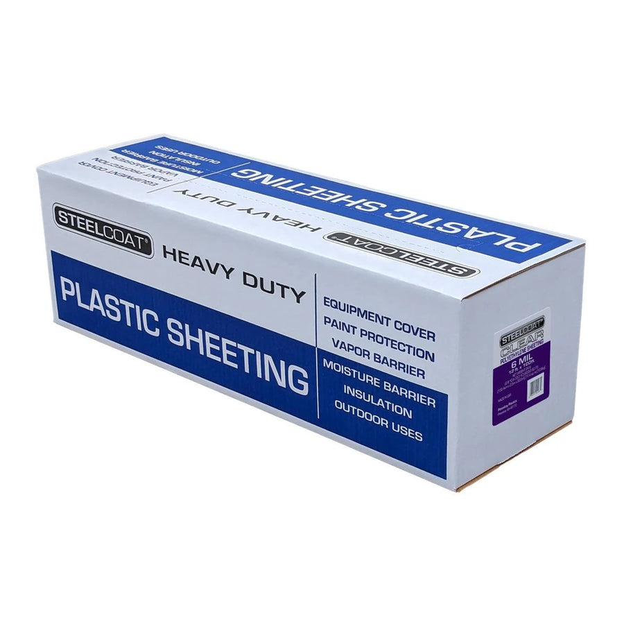 20' x 100' 6 Mil Clear Plastic Sheeting