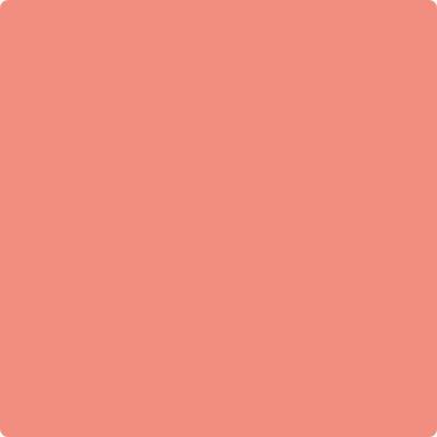 Benjamin Moore's paint color 012 Coral Reef from Cincinnati Color Company.