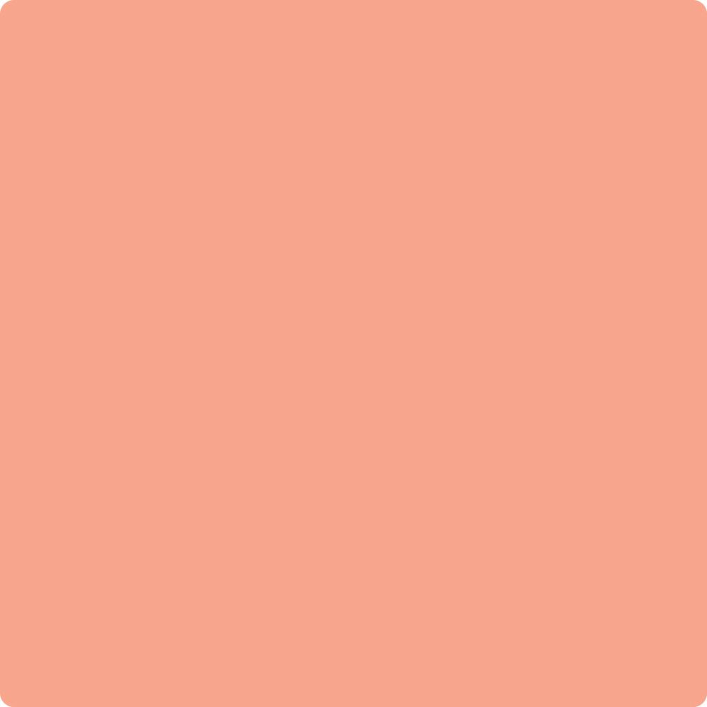 Benjamin Moore's paint color 018 Monticello Peach from Cincinnati Color Company.