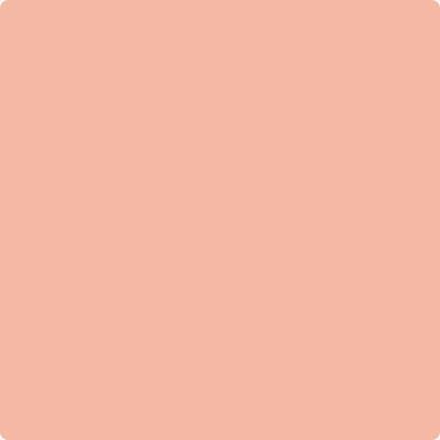 Benjamin Moore's paint color 025 Vivid Peach from Cincinnati Color Company.