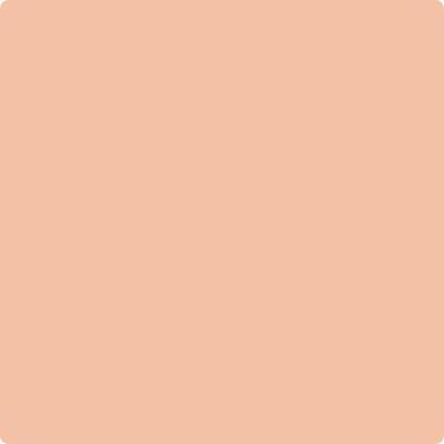 Benjamin Moore's paint color 060 Fresh Peach from Cincinnati Color Company.