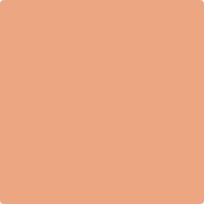 Benjamin Moore's paint color 068 Succulent Peach from Cincinnati Color Company.