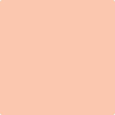 Benjamin Moore's paint color 072 Sanibal Peach from Cincinnati Color Company.