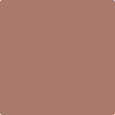 Benjamin Moore's paint color 1182 Drenched Sienna from Cincinnati Color Company.