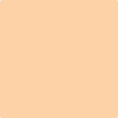 Benjamin Moore's paint color 122 Orange Sherbert from Cincinnati Color Company.