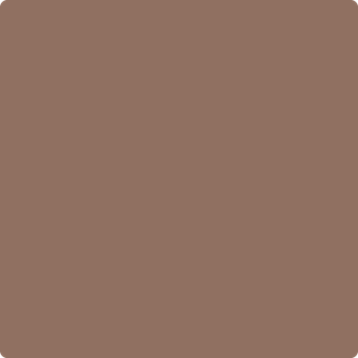 Benjamin Moore's paint color 1236 Sorrel Brown from Cincinnati Color Company.