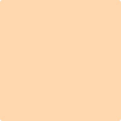 Benjamin Moore's paint color 129 Tangerine Mist from Cincinnati Color Company.