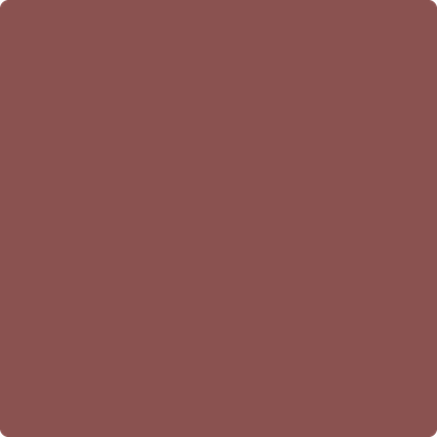 Benjamin Moore's paint color 1295 Apache Red from Cincinnati Color Company.