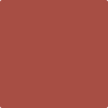 Benjamin Moore's paint color 1300 Tucson Red from Cincinnati Color Company.