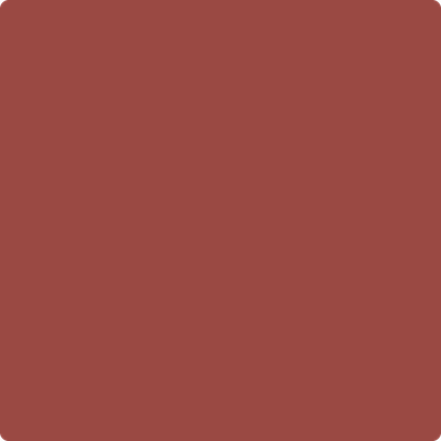 Benjamin Moore's paint color 1301 Spanish Red from Cincinnati Color Company.
