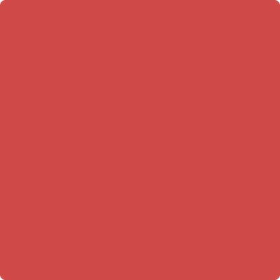 Benjamin Moore's paint color 1314 Ryan Red from Cincinnati Color Company.