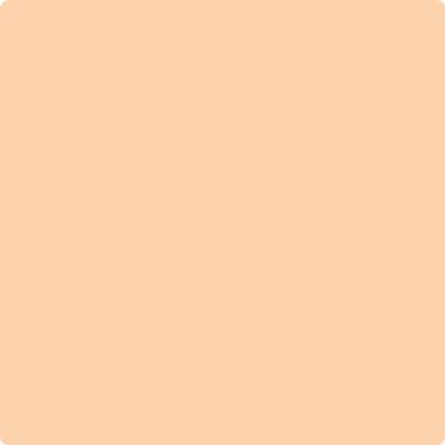 Benjamin Moore's paint color 136 Apricot Chiffon from Cincinnati Color Company.