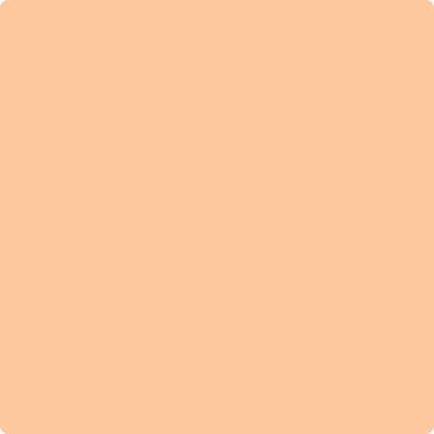 Benjamin Moore's paint color 137 Peach Pudding from Cincinnati Color Company.