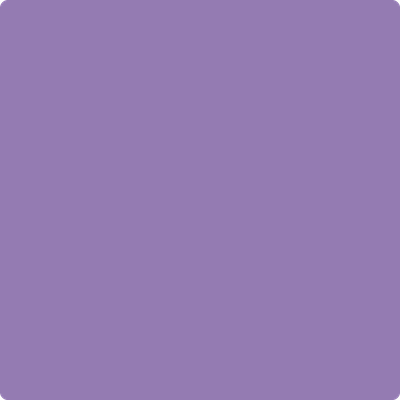 Benjamin Moore's paint color 1398 Charmed Violet from Cincinnati Color Company.