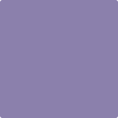 Benjamin Moore's paint color 1406 Purple Heart from Cincinnati Color Company.