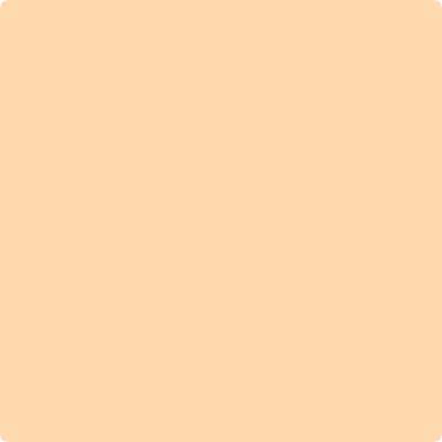 Benjamin Moore's paint color 157 Cantaloupe from Cincinnati Color Company.