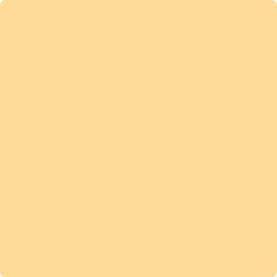 Benjamin Moore's paint color 171 Sweet Butter from Cincinnati Color Company.
