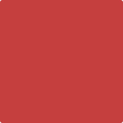 Benjamin Moore's paint color 2003-20 Strawberry Red from Cincinnati Color Company.