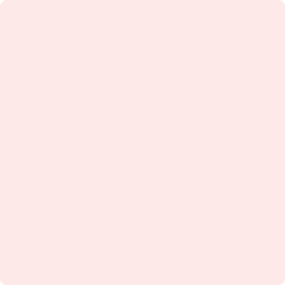 Benjamin Moore's paint color 2009-70 Powder Pink from Cincinnati Color Company.