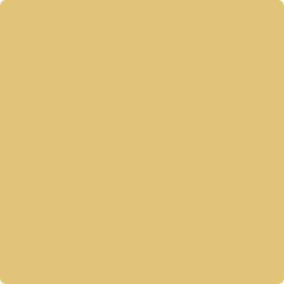 Benjamin Moore's paint color 201 Gold Leaf from Cincinnati Color Company.