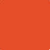 Benjamin Moore's paint color 2013-10 Outrageous Orange from Cincinnati Color Company.