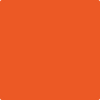 Benjamin Moore's paint color 2014-10 Festival Orange from Cincinnati Color Company.