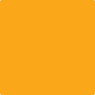 Benjamin Moore's paint color 2018-20 Mandarin Orange from Cincinnati Color Company.