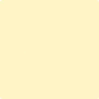 Benjamin Moore's paint color 2019-60 Lemon Sorbet from Cincinnati Color Company.