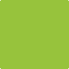 Benjamin Moore's paint color 2026-10 Lime Green from Cincinnati Color Company.