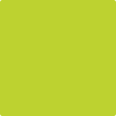 Benjamin Moore's paint color 2026-30 Snow Cone Green from Cincinnati Color Company.