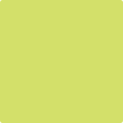 Benjamin Moore's paint color 2026-40 Green Apple from Cincinnati Color Company.
