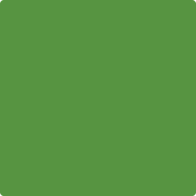 Benjamin Moore's paint color 2029-10 Basil Green from Cincinnati Color Company.