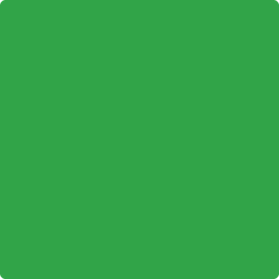 Benjamin Moore's paint color 2030-10 Lizard Green from Cincinnati Color Company.