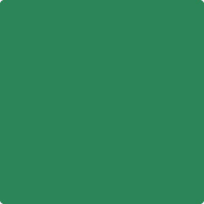 Benjamin Moore's paint color 2035-30 Nile Green from Cincinnati Color Company.