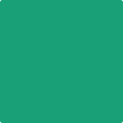 Benjamin Moore's paint color 2039-30 Cabana Green from Cincinnati Color Company.