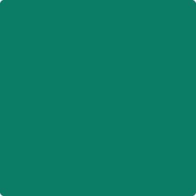 Benjamin Moore's paint color 2046-20 Garden Green from Cincinnati Color Company.