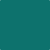 Benjamin Moore's paint color 2052-30 Tropical Turquoise from Cincinnati Color Company.